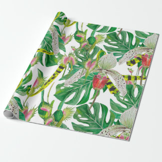 Papel De Regalo Orquídeas y floral