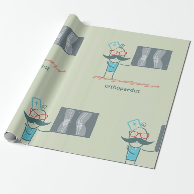 Papel De Regalo Ortopedista (Desenrollado)