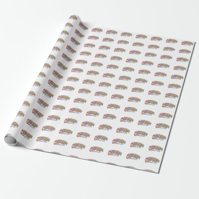 Papel De Regalo oruga (Desenrollado)