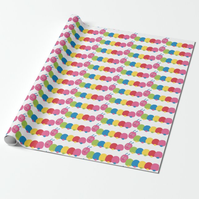 Papel De Regalo oruga (Desenrollado)