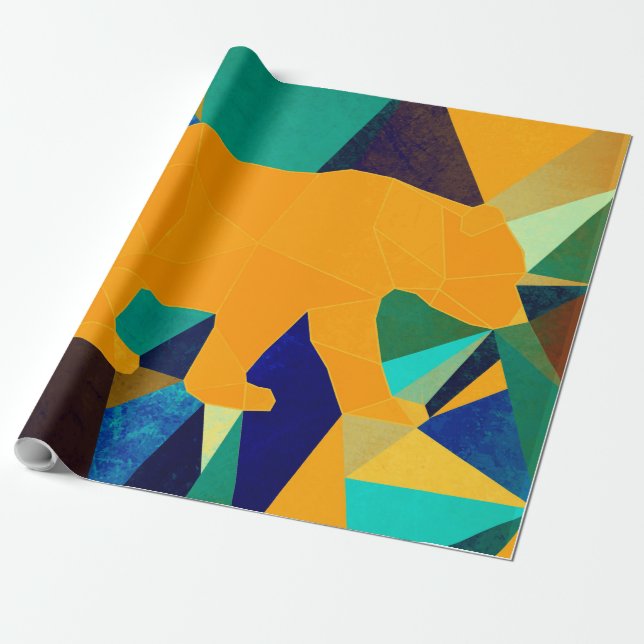 Papel De Regalo Oso (Desenrollado)