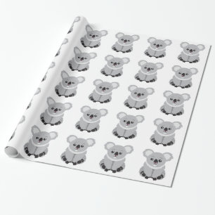 Papel De Regalo Oso de koala lindo