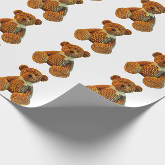 Papel De Regalo Oso de peluche de mimbre de Brown