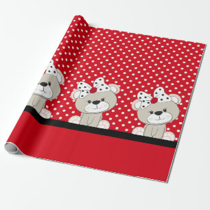 Papel De Regalo oso de peluche lindo