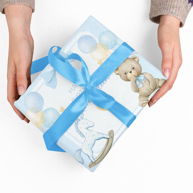 Papel De Regalo Oso De Teddy Y Caballo Rocío (Subido por el creador)