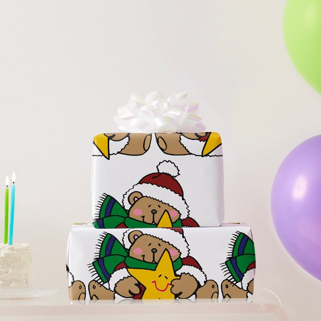 Papel De Regalo Oso Estrella (Subido por el creador)