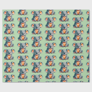Papel De Regalo Oso koala