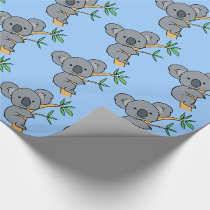 Papel De Regalo Oso Koala Adorable