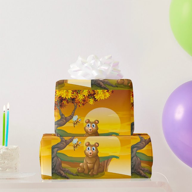 Papel De Regalo Oso Pardo Atardecer (Subido por el creador)