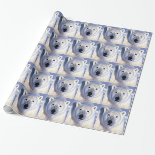 Papel De Regalo Oso Polar