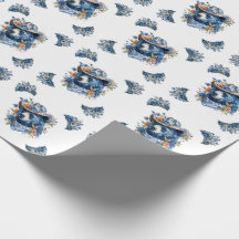Oso Vaquero Occidental - Oso Azul con Bandana Flor