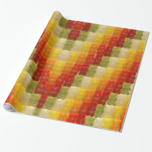 Papel De Regalo osos de goma - giftwrap