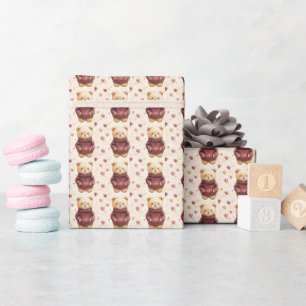 Papel De Regalo Osos de peluche en sudorosos