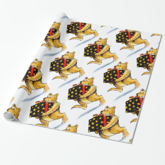 Papel De Regalo Osos lindos del navidad