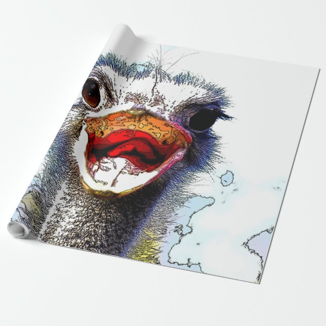 Papel De Regalo Ostrich20150701 (Desenrollado)