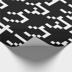 Papel De Regalo OTAKU 8 bits Pixel japonés Katakana vertical