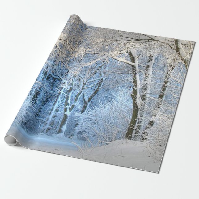 Papel De Regalo otra maravilla de invierno (Desenrollado)