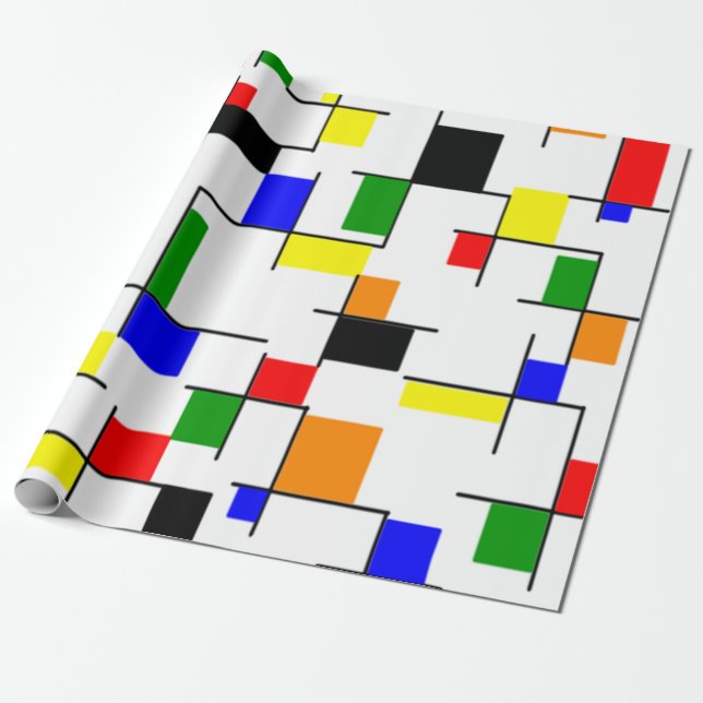 Papel De Regalo Otro Bauhaus (Desenrollado)