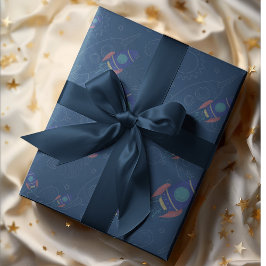 Papel De Regalo Out to Space theme
