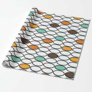 Papel De Regalo Ovals de los años 1970