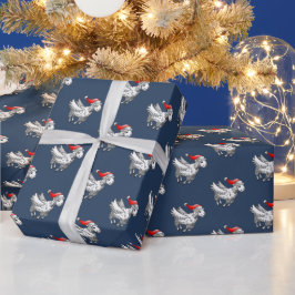 Papel De Regalo Oveja de Navidad