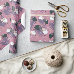 Papel De Regalo Oveja negra de oveja blanca