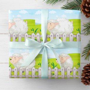 Papel De Regalo Oveja sonriente