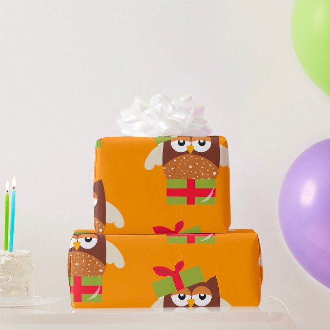 Papel De Regalo Owl Gift (Subido por el creador)