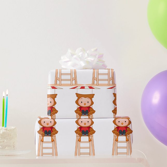 Papel De Regalo Owl Lifeguard (Subido por el creador)