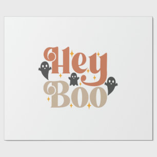 Papel De Regalo Oye Boo Boho Halloween Oye Boo Fantasma