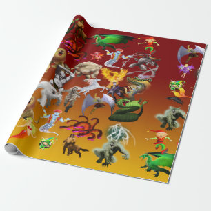 Papel De Regalo P es para Phoenix Wrapping paper (Oro)