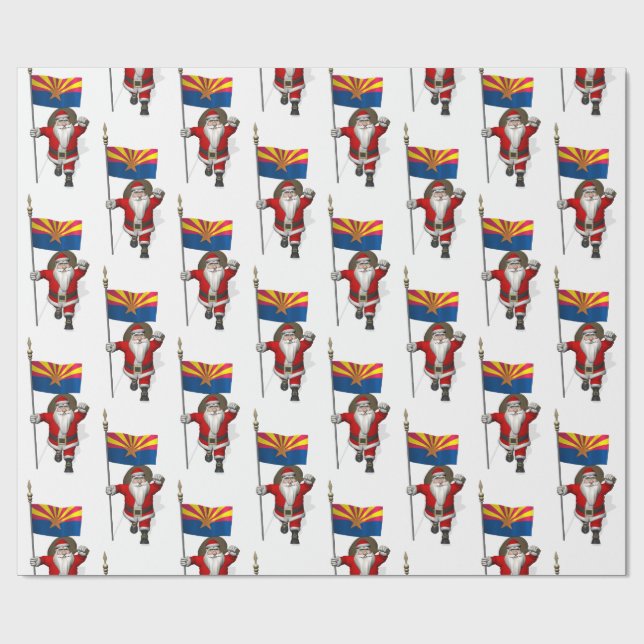 Papel De Regalo Padre festivo Navidad visitando Arizona (Superficie plana)