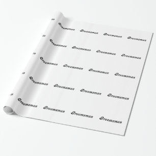 Papel De Regalo Padrino de boda