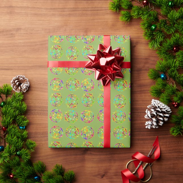 Papel De Regalo Pagan Alquimia Fundida (Regalo de vacaciones)