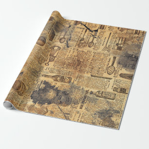 Papel De Regalo Página Anuncios del Catálogo Vintage Sears 1906 Sh