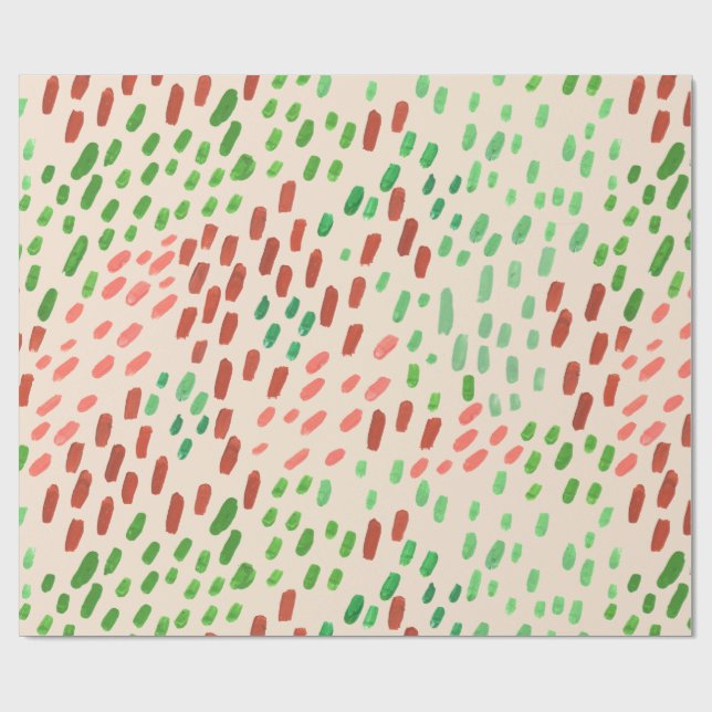 Papel De Regalo Painted Dots Earth Tone (Superficie plana)
