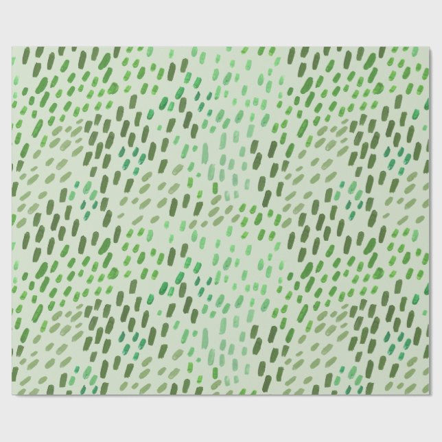 Papel De Regalo Painted Dots Pattern – Hand-Painted Abstract Brush (Superficie plana)