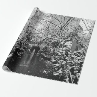 Papel De Regalo País de las maravillas del invierno de NYC