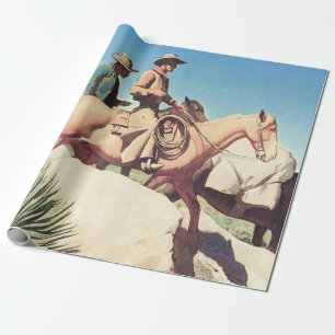 Papel De Regalo “País Ganadero” por Maynard Dixon