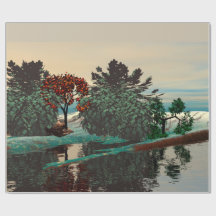 PAISAJE ALIEN, ÁRBOLES, HIPERIA LAGUNA