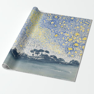 Papel De Regalo Paisaje con estrellas de Henri-Edmond Cross
