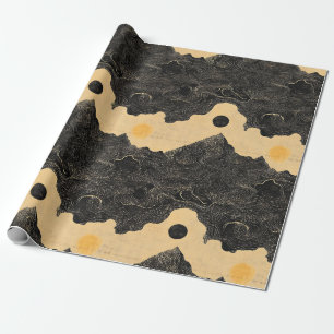Papel De Regalo Paisaje de Nubes de Montaña Vintage (4)