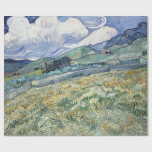 Papel De Regalo Paisaje del Santo-Remy de Vincent van Gogh