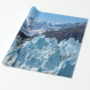 Papel De Regalo Paisaje en la bahía del glaciar de Alaska