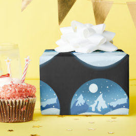 Papel De Regalo Paisaje helado pacífico