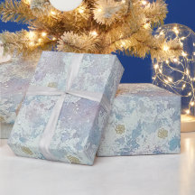 Paisaje Invernal Navideño con Escarcha Helada para