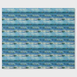 Papel De Regalo Paisaje marino en Les Saintes-Maries Arte Fino