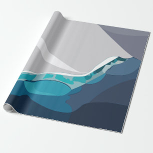 Papel De Regalo Paisaje oceánico de Iceberg