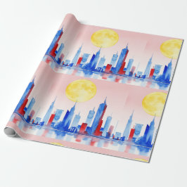 Papel De Regalo Paisaje urbano moderno