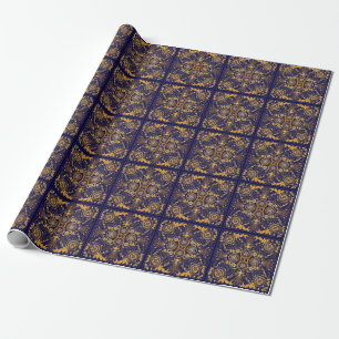 Papel De Regalo Paisley Elegance: Patrón de diseño textil